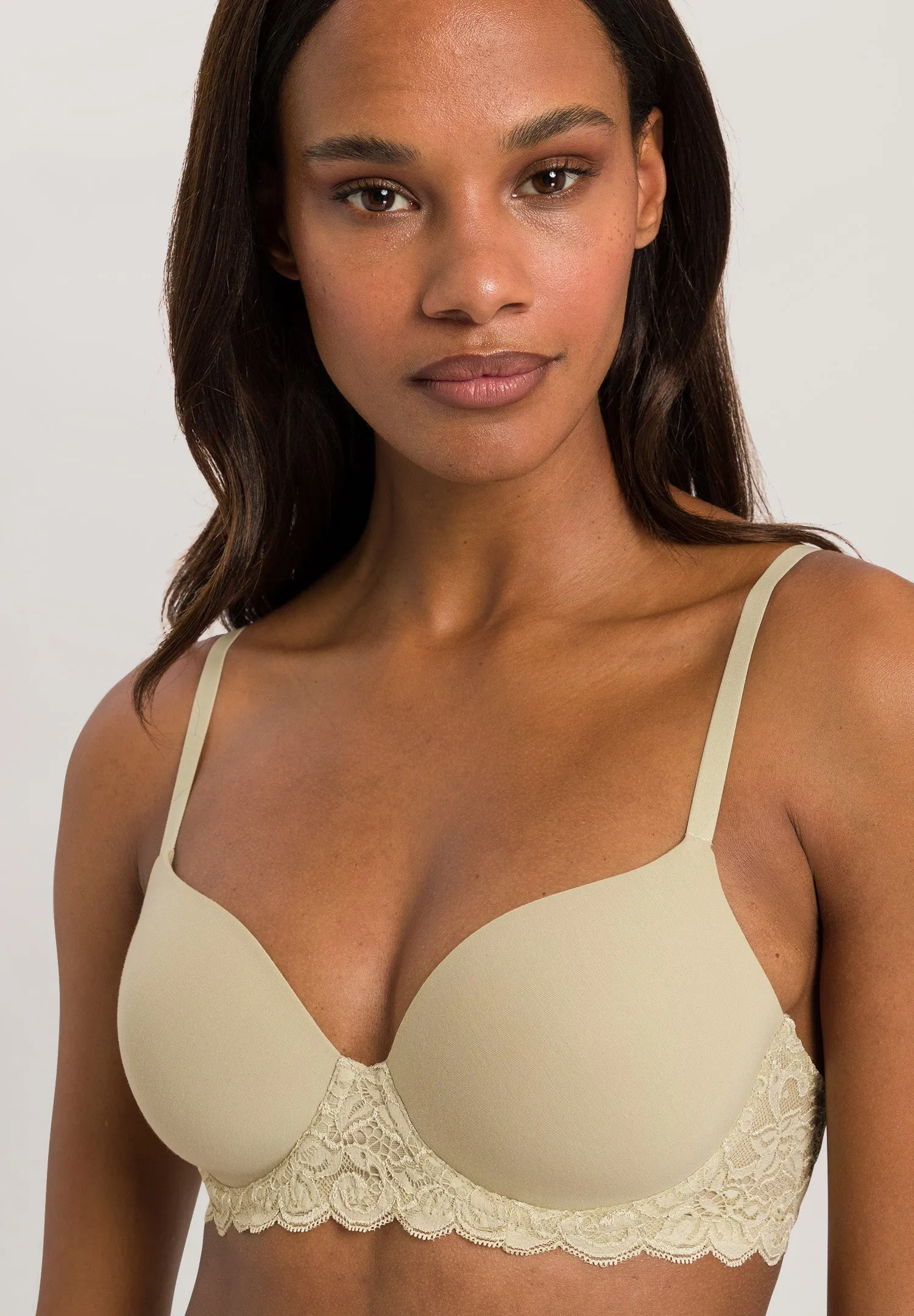 Luxury Moments Lace T-Shirt Bra | Moss Green 71503-2720