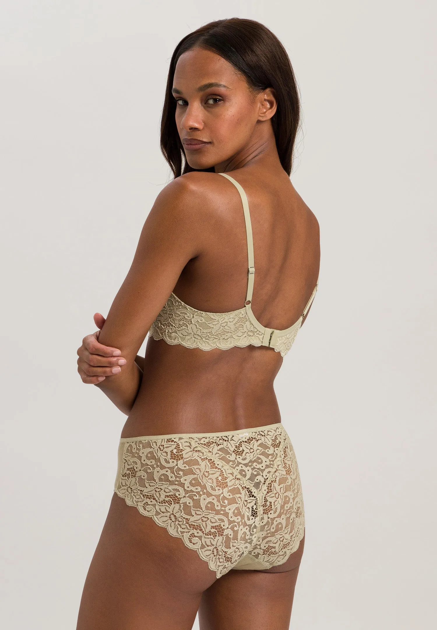 Luxury Moments Lace T-Shirt Bra | Moss Green 71503-2720