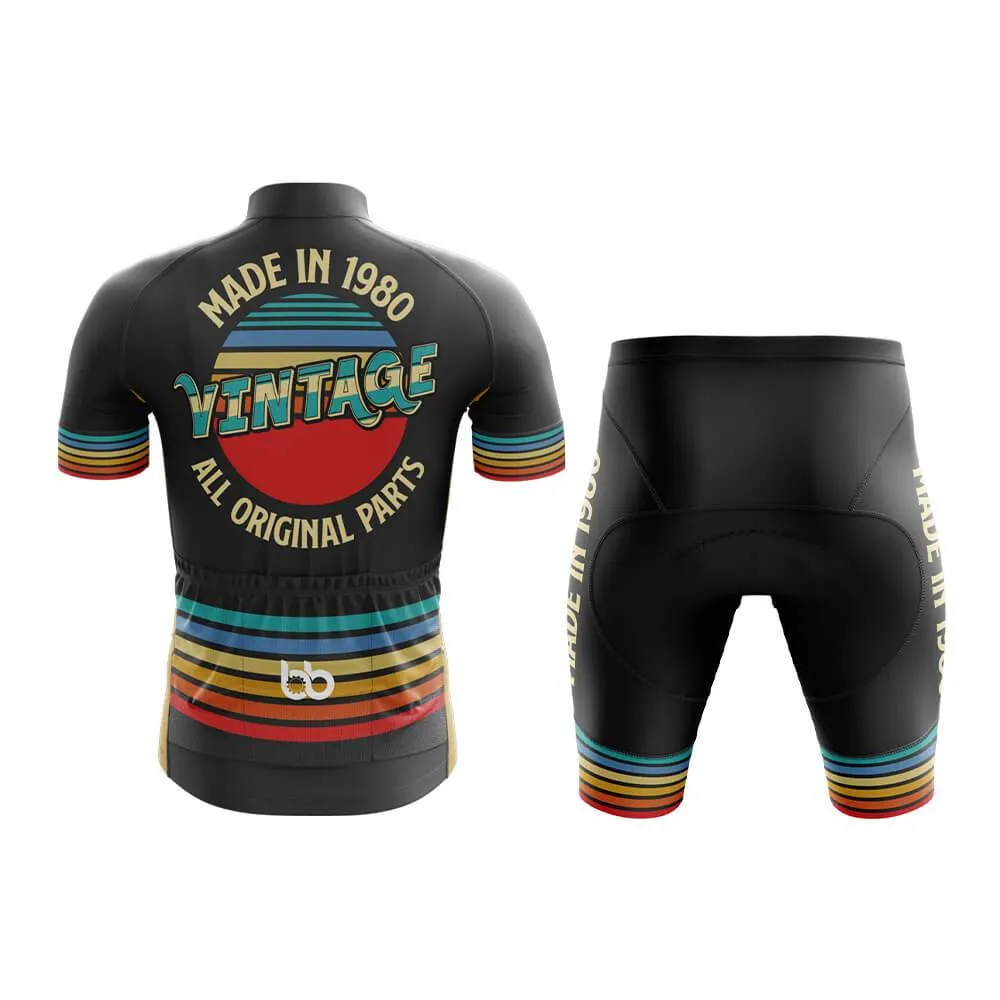 Made in 1980 Vintage Club Cycling Kit