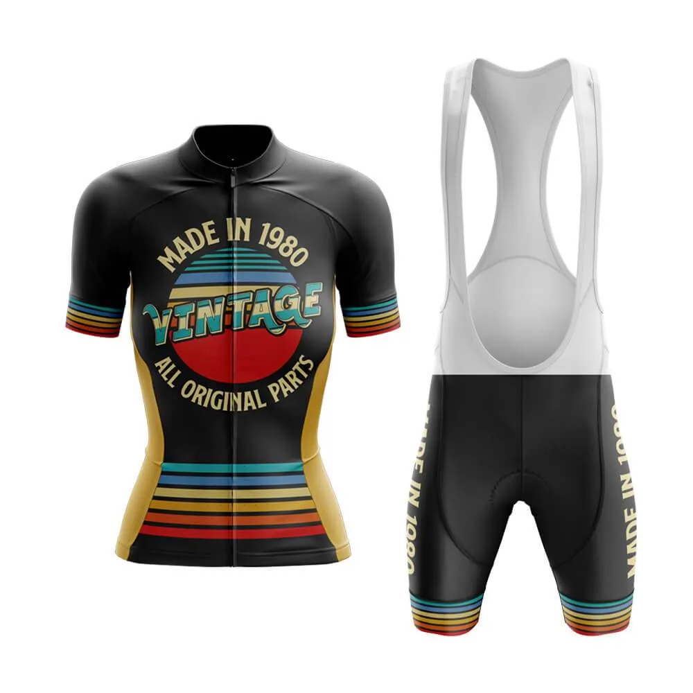 Made in 1980 Vintage Club Cycling Kit