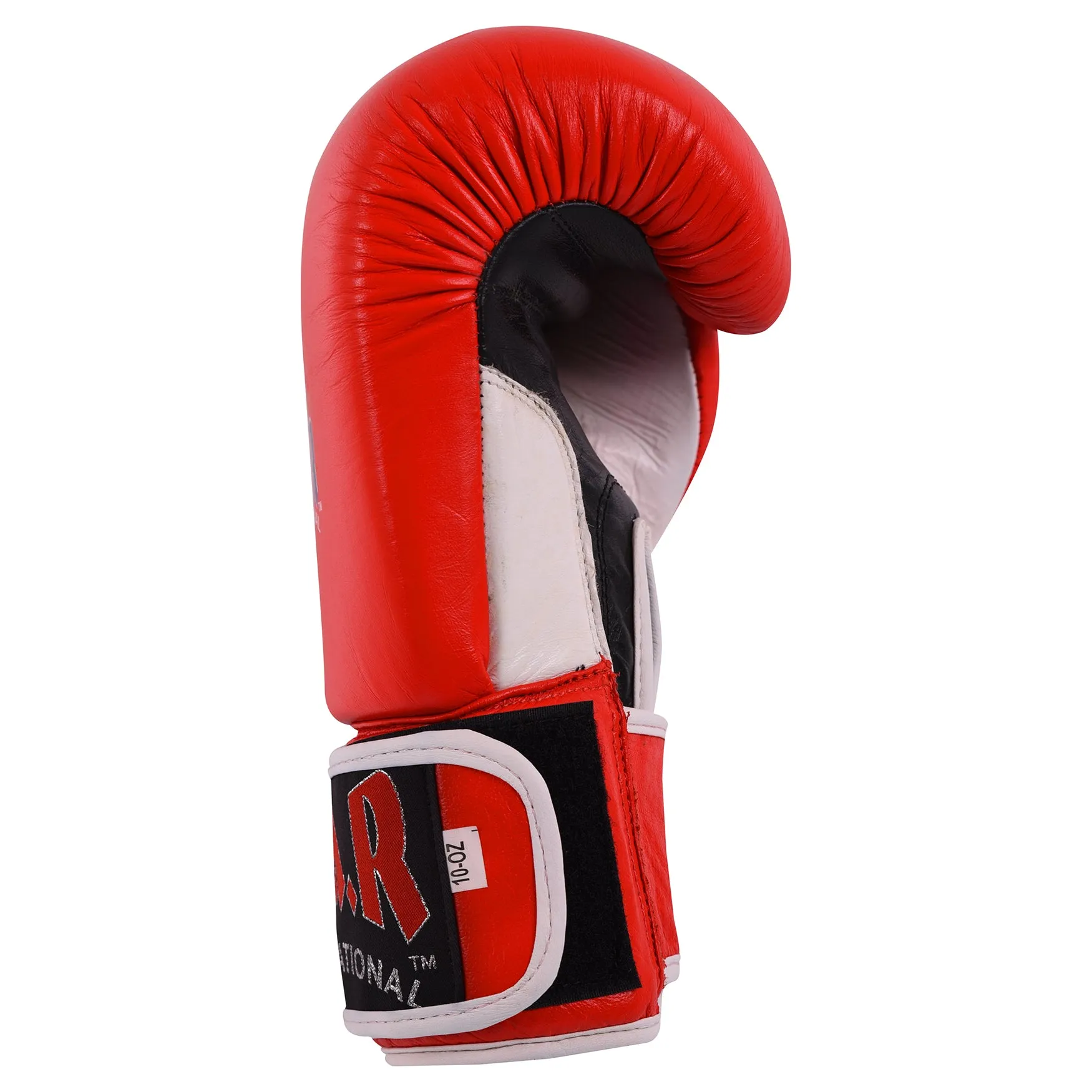 MAR-105B | Red Genuine Cowhide Leather Boxing/Kickboxing Gloves