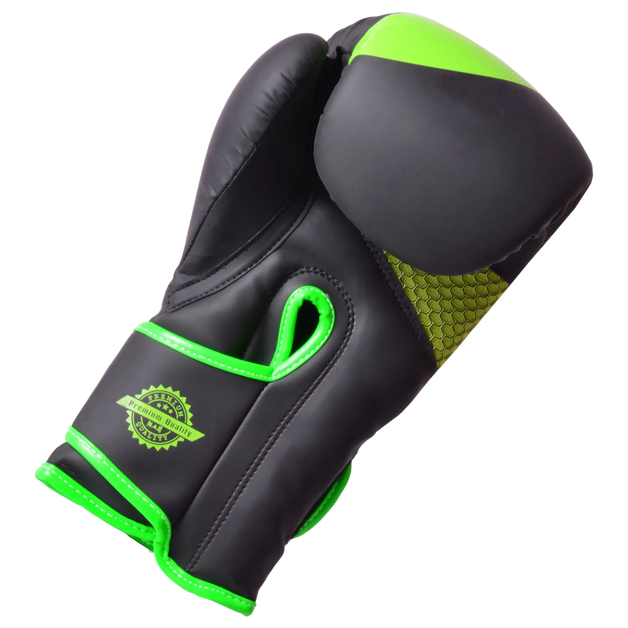 MAR-113E | Green Boxing & Kickboxing Competition Gloves