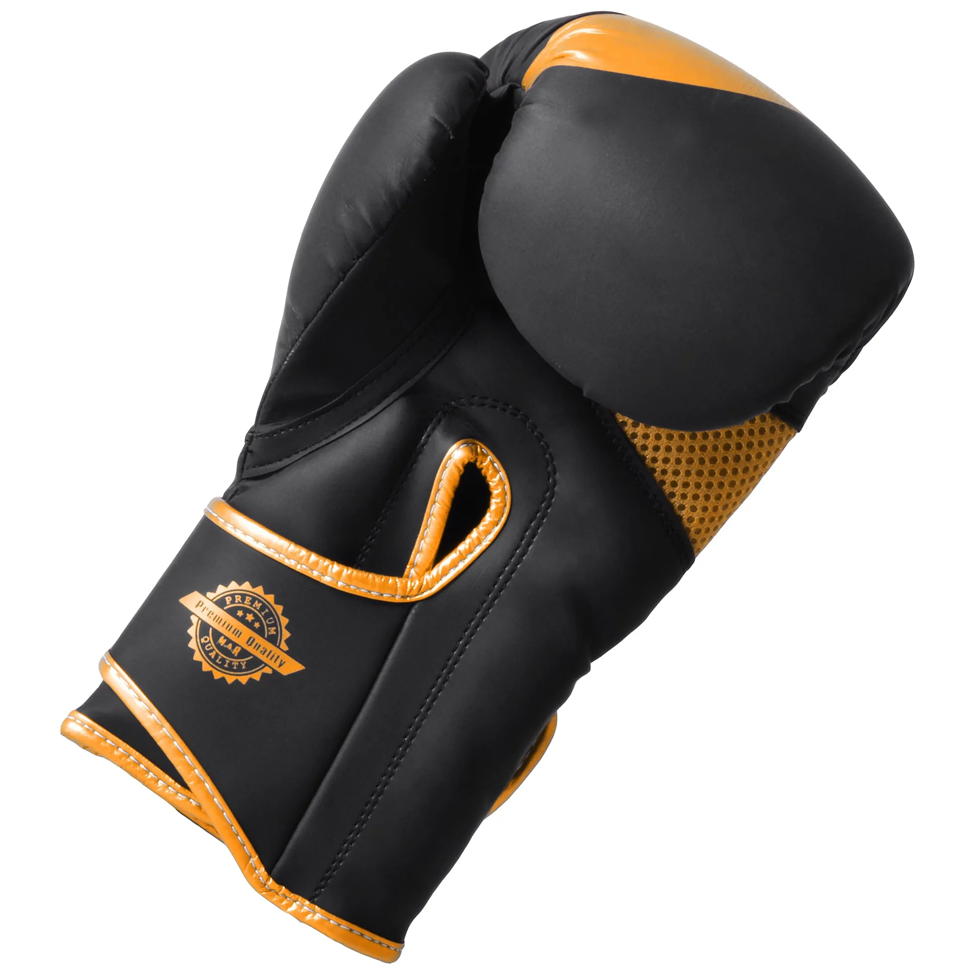 MAR-113F | Gold Boxing & Kickboxing Competition Gloves