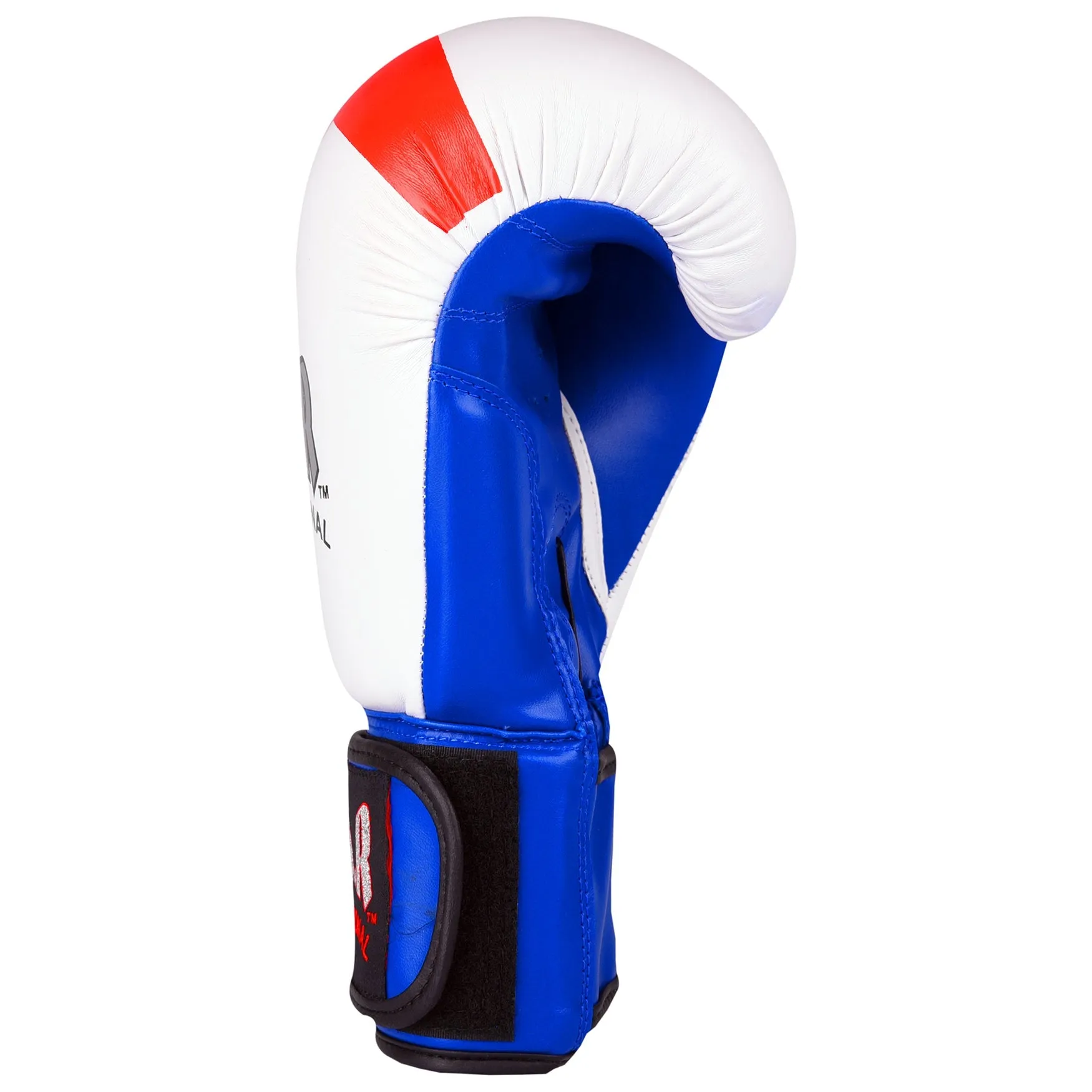 MAR-115 | White St Georges Boxing/Kickboxing Gloves