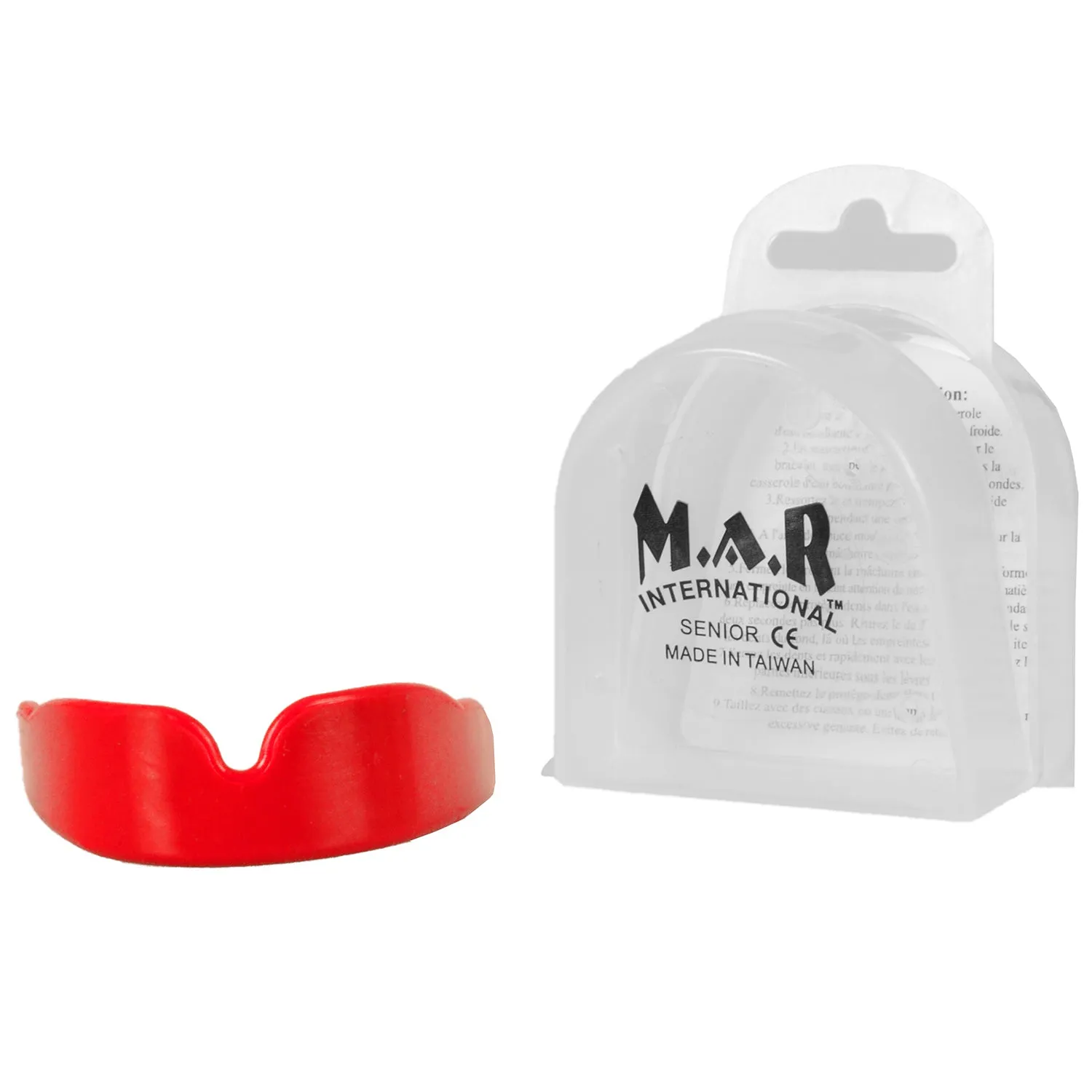 MAR-123A | Red Boxing Mouthguard/Gum Shield (A/B)