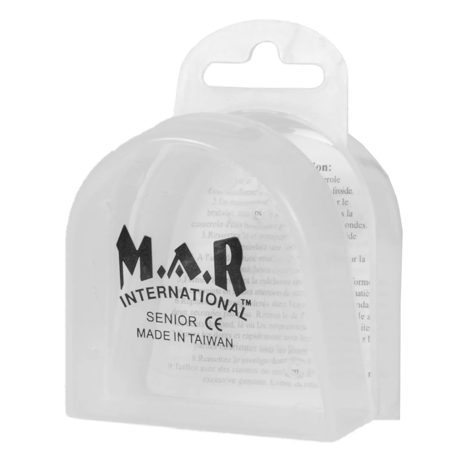 MAR-123C | Clear Double Boxing Mouth Guard/Gum Shield