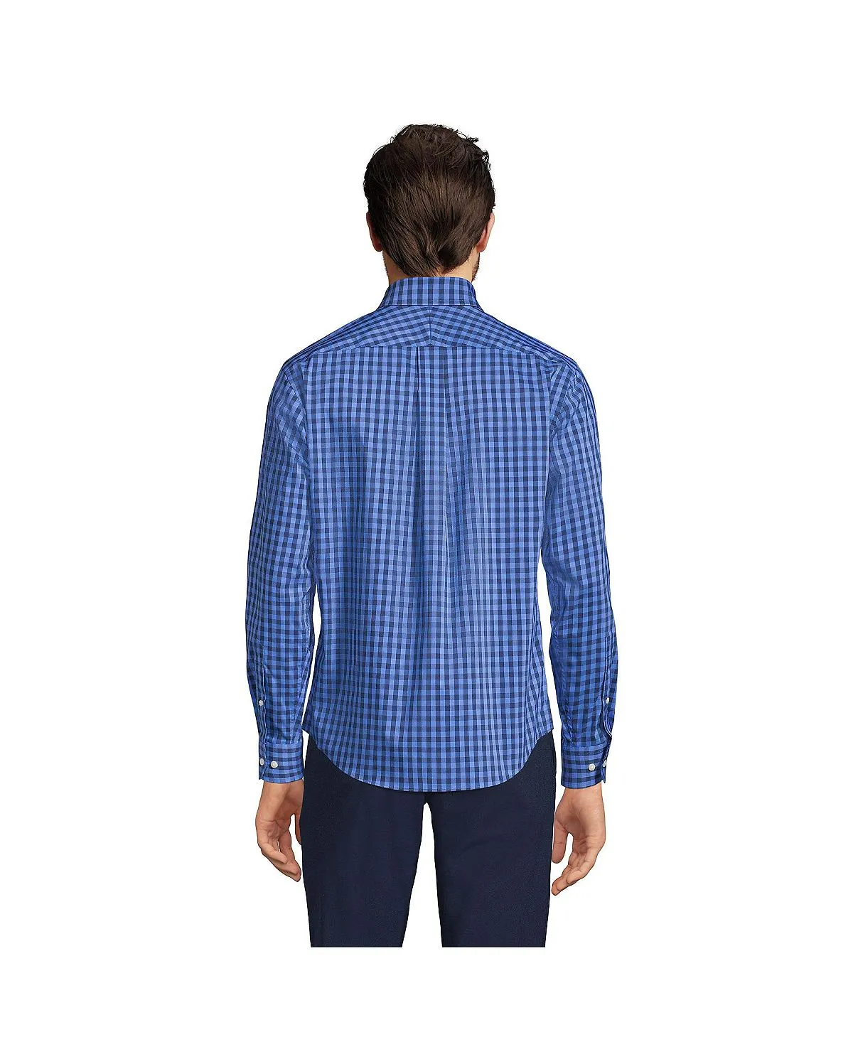 Men's Comfort-First Traditional Fit Shirt with CoolMax Lands' End