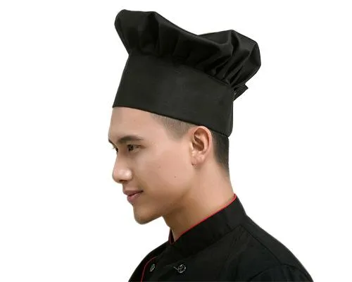 Mushroom Style Adjustable Chef Hat with Elastic Band