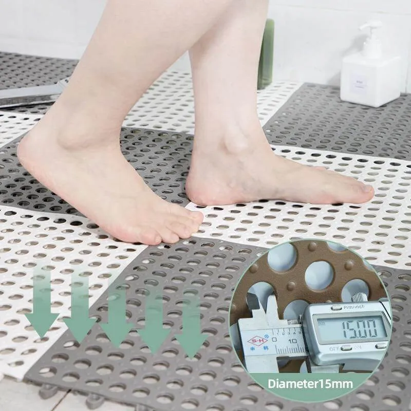 Non-Slip Easy Draining Bathroom Mat