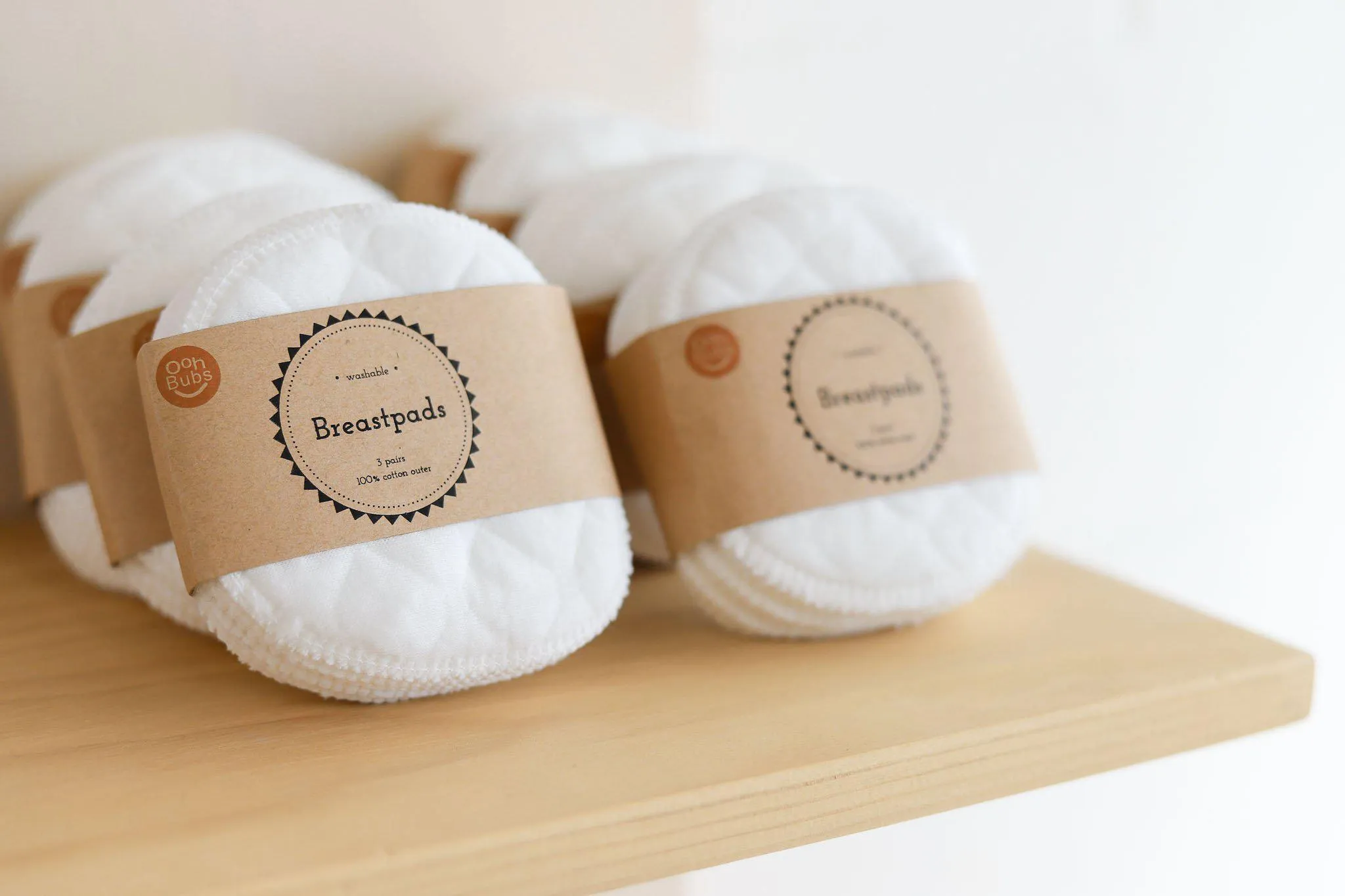 Ohbubs - Washable Breast Pads (3 Pairs)