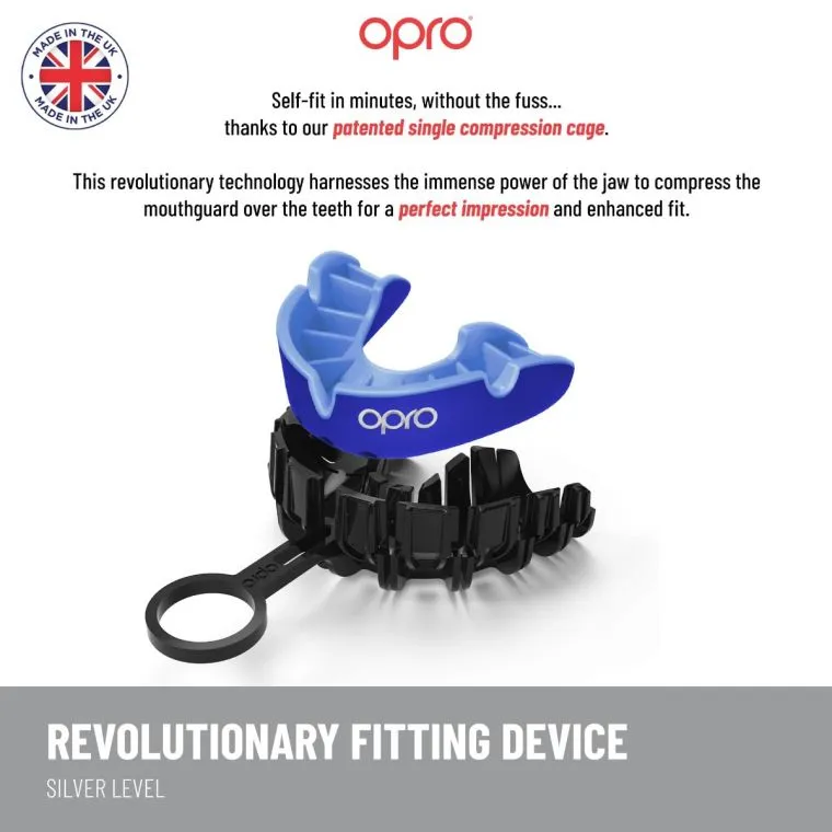 Opro Mouthguard Self-fit Gen5 Silver