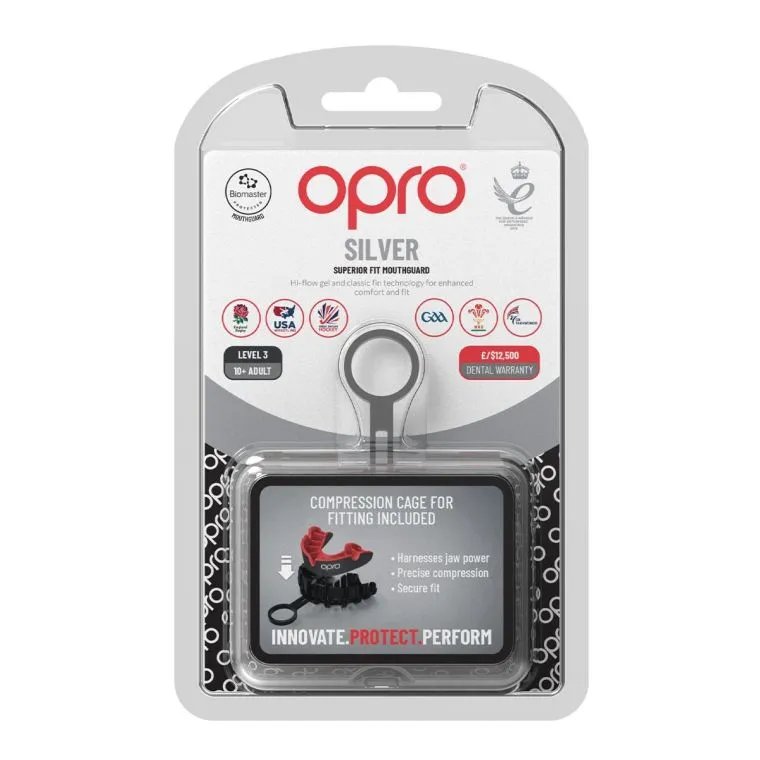 Opro Mouthguard Self-fit Gen5 Silver