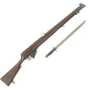 Original British WWII Lee-Enfield SMLE No.1 Dummy Training Rifle with P-1907 Bayonet by Chapman