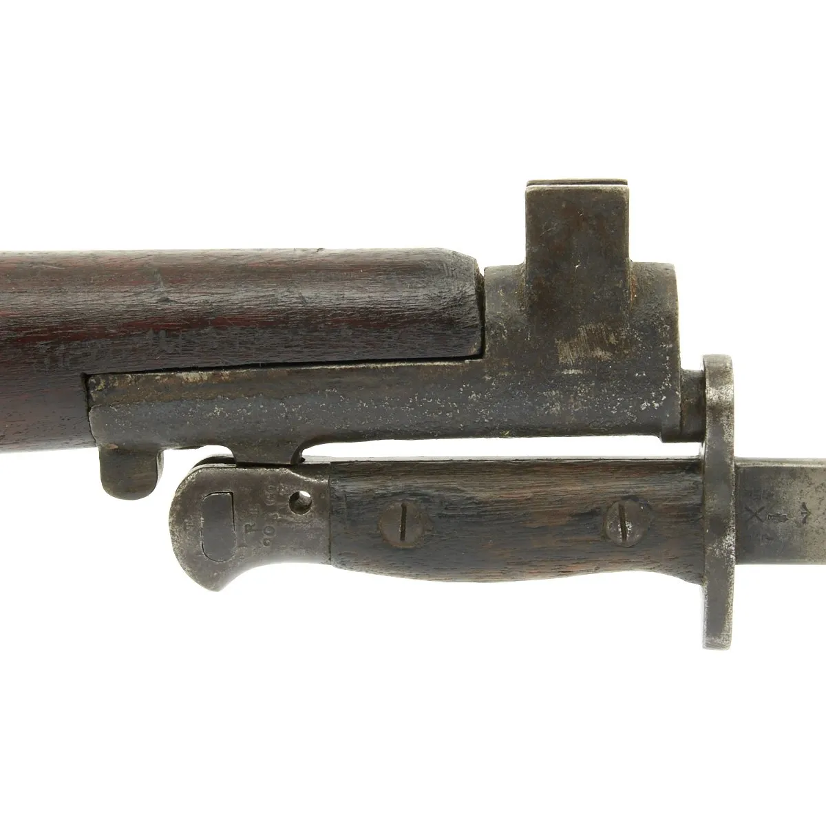 Original British WWII Lee-Enfield SMLE No.1 Dummy Training Rifle with P-1907 Bayonet by Chapman