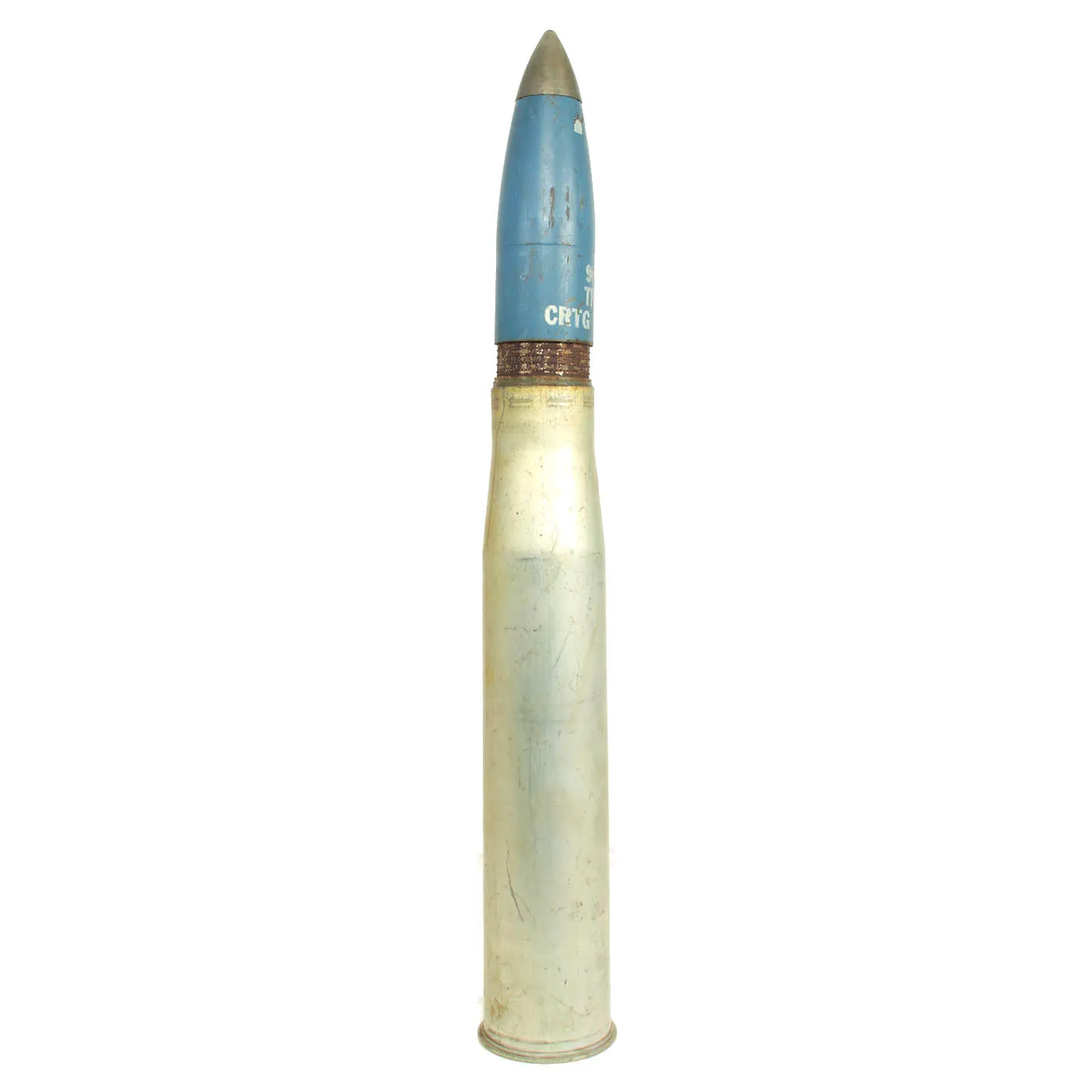 Original U.S. Cold War Era Inert 90mm M71 Training Practice Round - Dated 1957