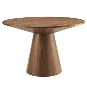 Provision 47" Round Dining Table Walnut EEI-6102-WAL