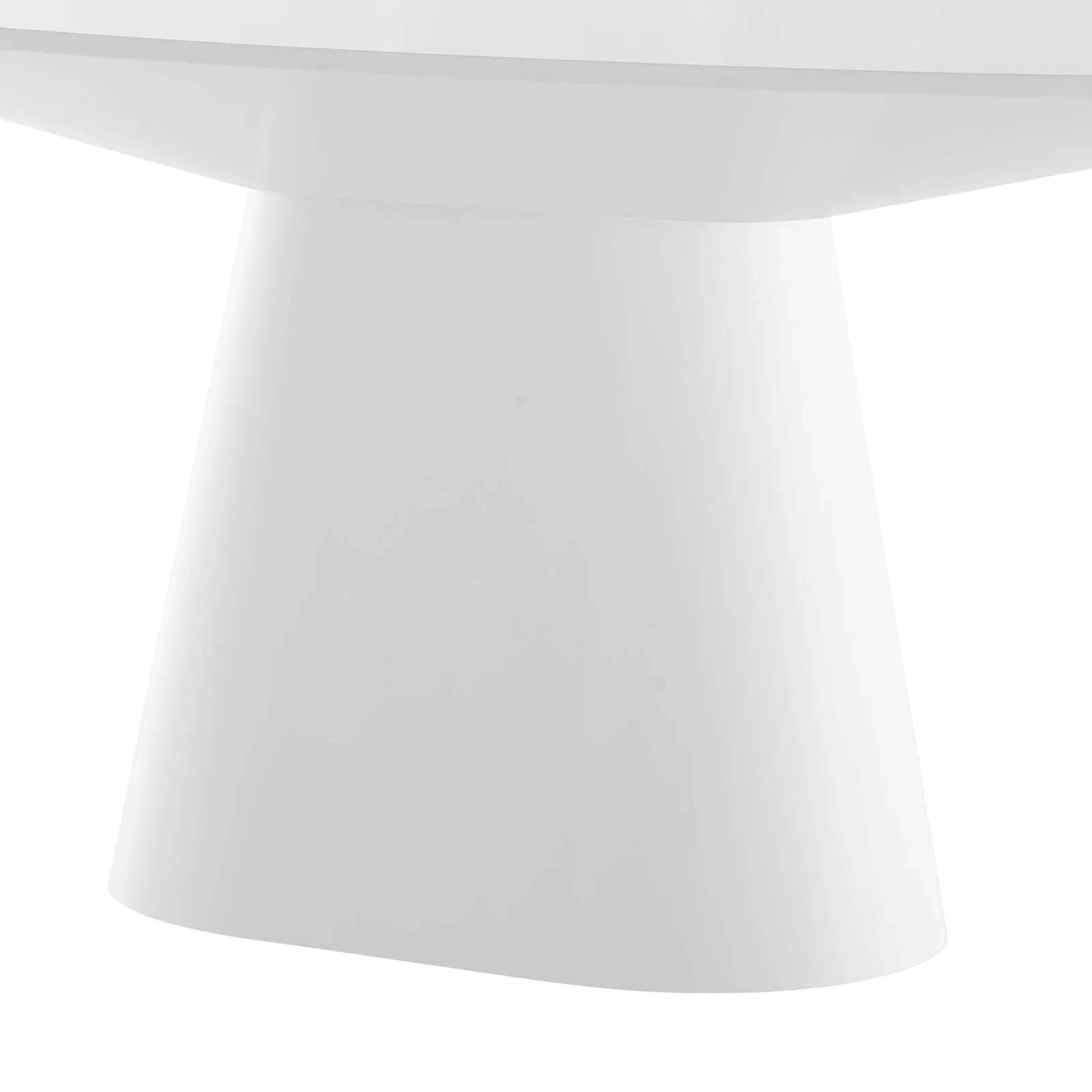 Provision 75" Oval Dining Table White EEI-4912-WHI