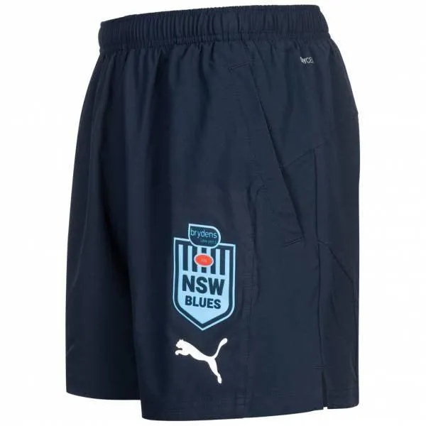 Puma New South Wales Blues NRL Mens Rugby Training Shorts