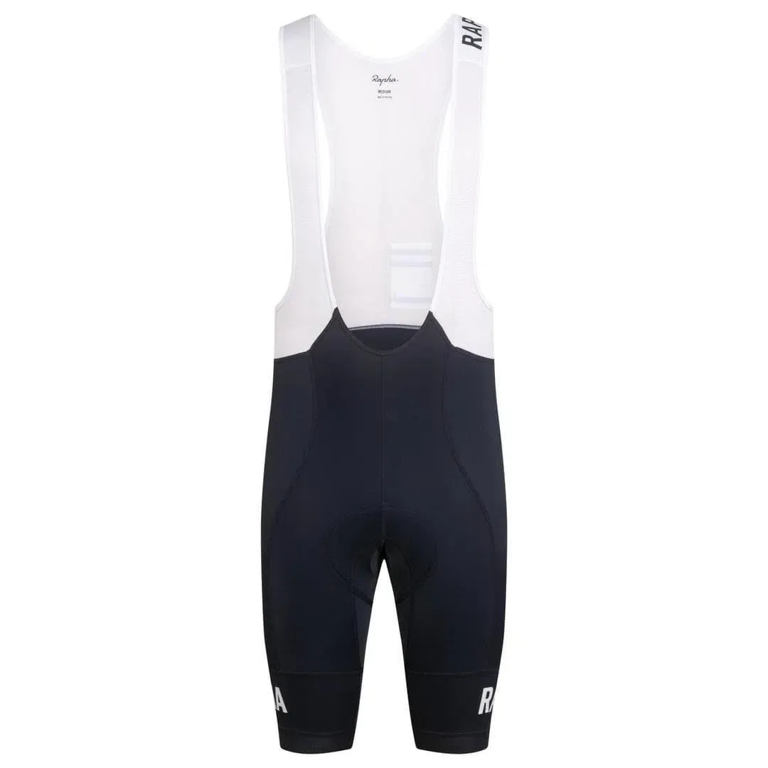 RAPHA Pro Team Training Bib Shorts - DNW Dark Navy/White