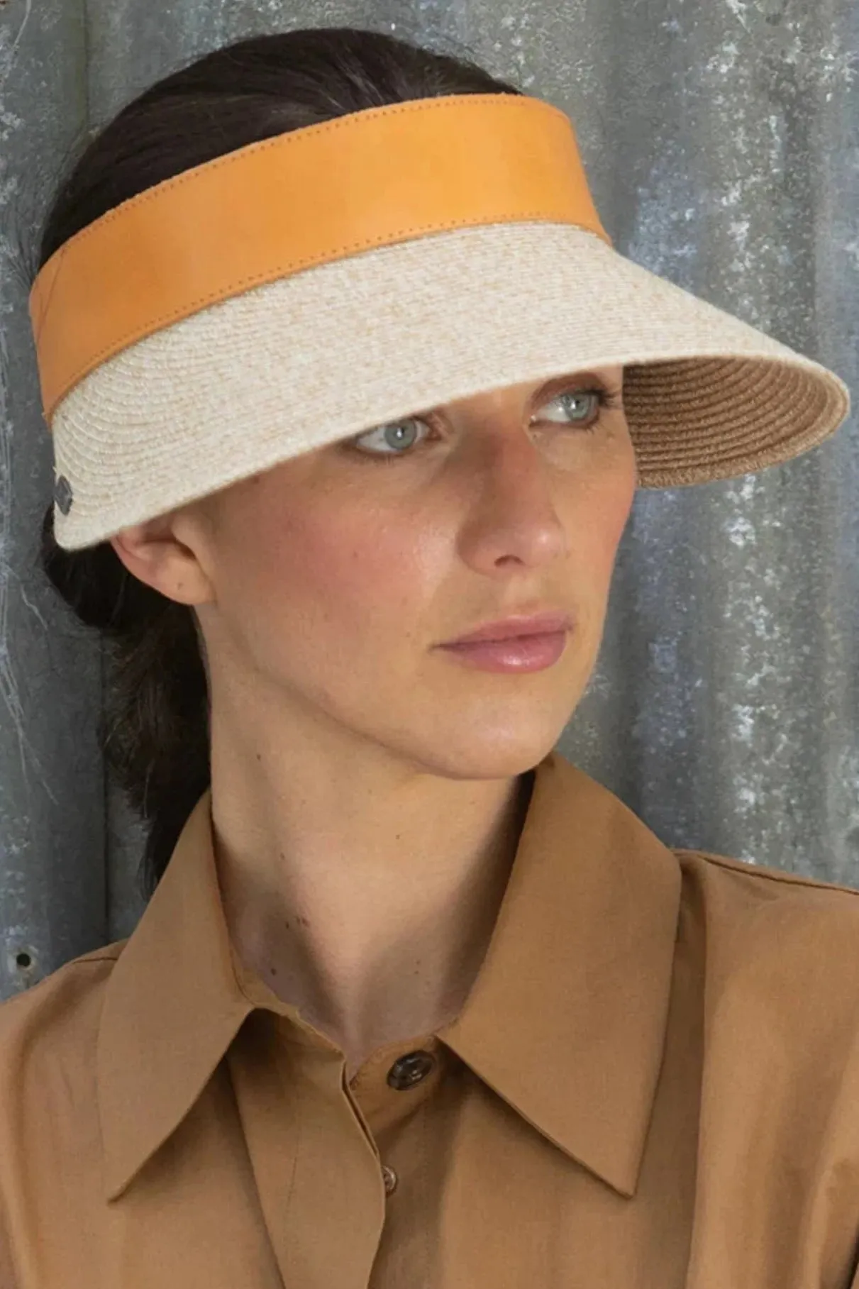 Rigon Copenhagen Audrey Wide Brim Visor - Natural