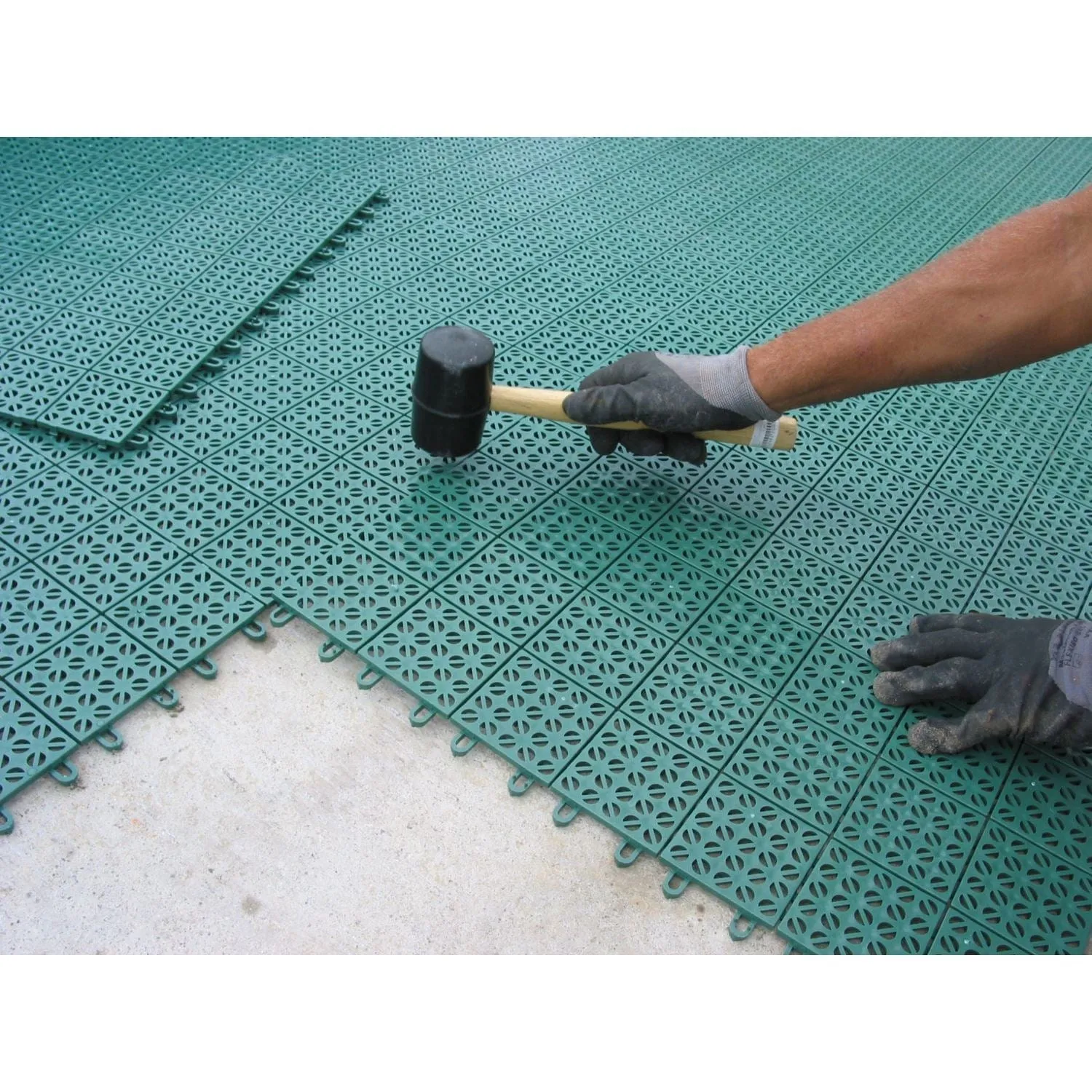 Riverstone | MONT 8' Greenhouse Interlocking Flooring System - 22 Tiles Kit