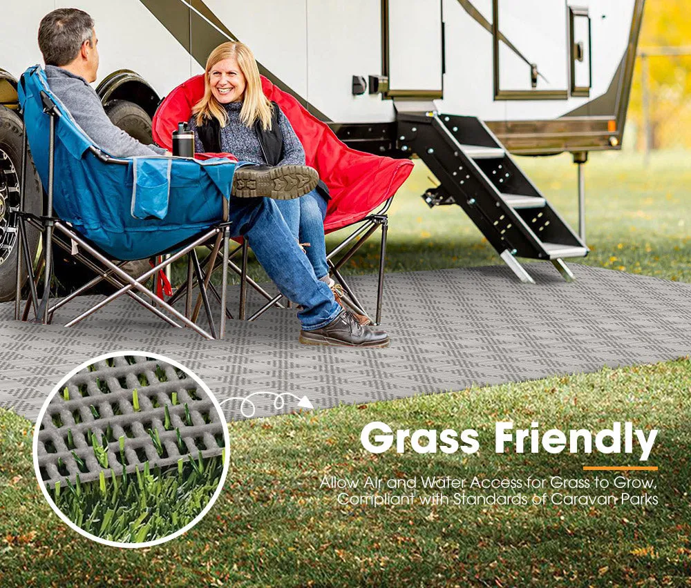 San Hima 5M x 2.5M Annex Matting Floor Mats Mesh Caravan Park Camping Picnic