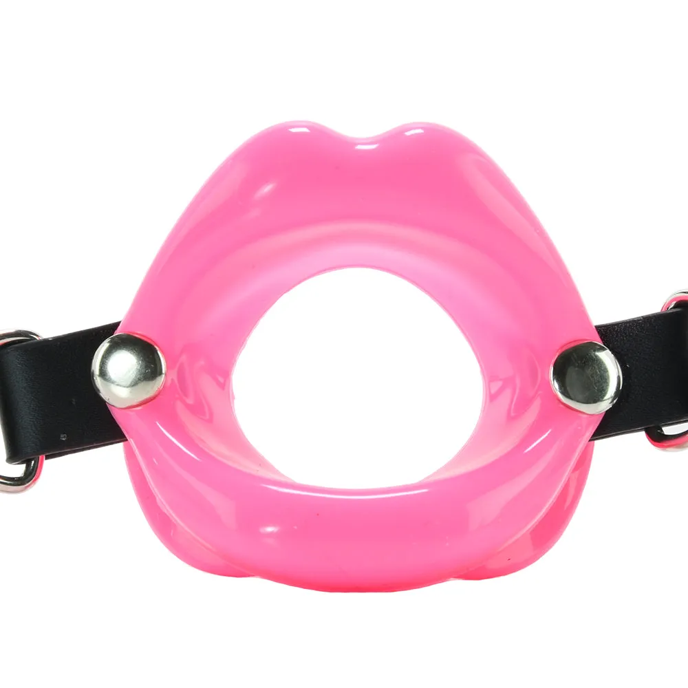 Silicone Lips Gag in Pink