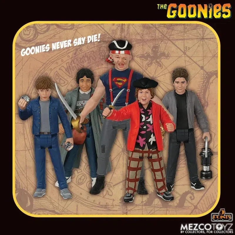 The Goonies Set: 5 Points Line: Set Of 5: Mezco