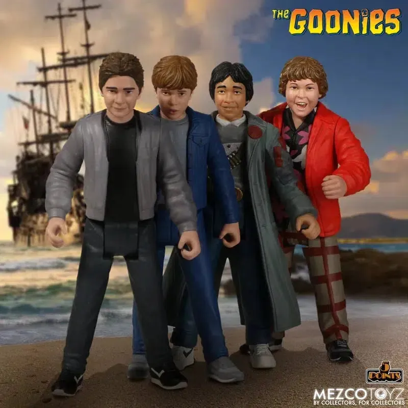 The Goonies Set: 5 Points Line: Set Of 5: Mezco