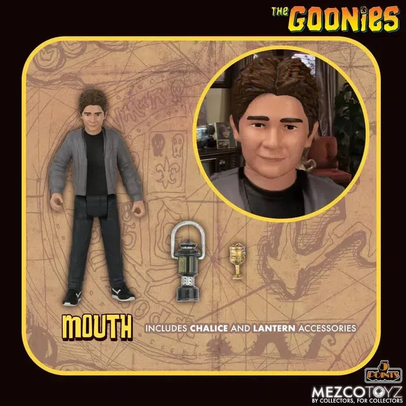 The Goonies Set: 5 Points Line: Set Of 5: Mezco