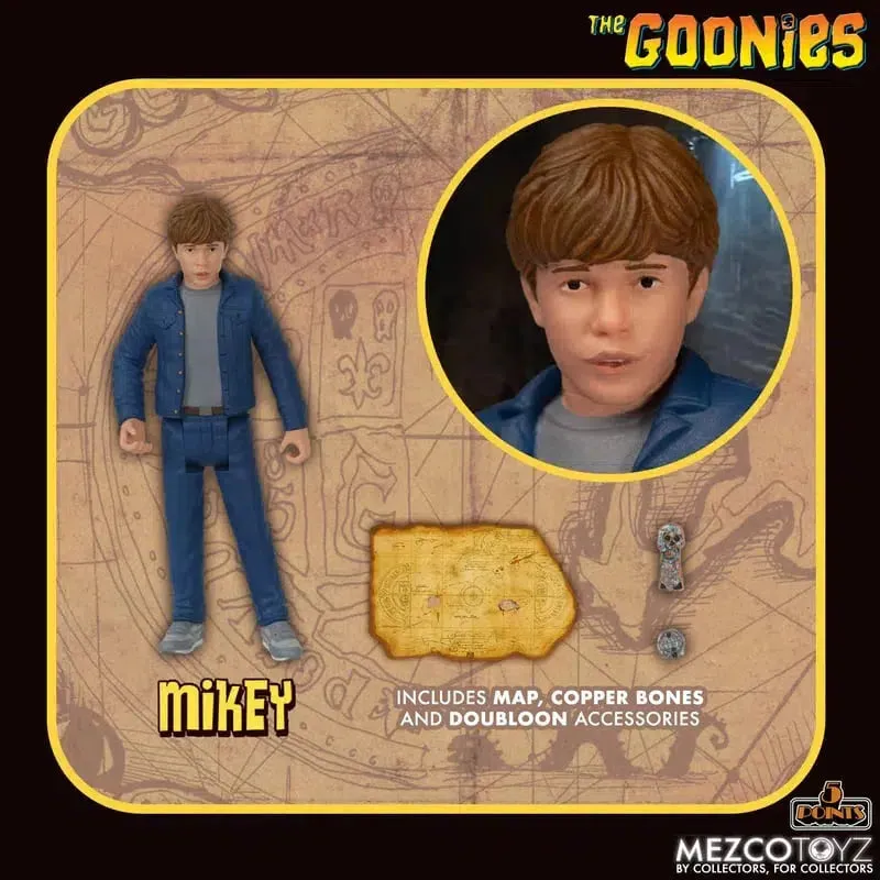 The Goonies Set: 5 Points Line: Set Of 5: Mezco