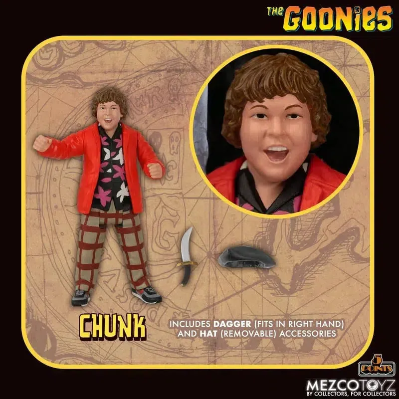 The Goonies Set: 5 Points Line: Set Of 5: Mezco