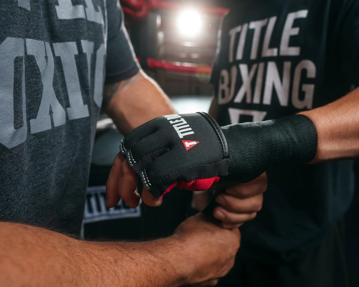 TITLE Boxing Gel Iron Fist Slip-On Knuckle Shields 2.0