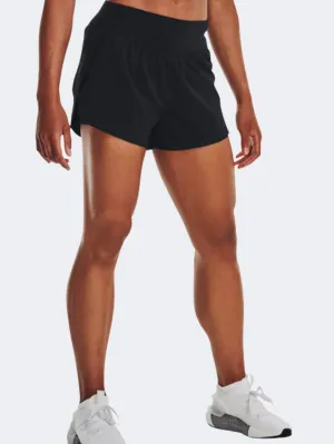 Under Armour Flex Woven 2-In-1  Women Training Short Black