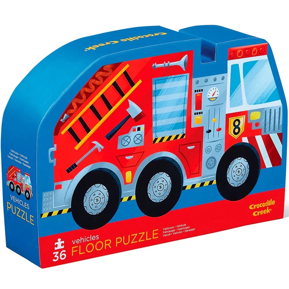 Vehicles Firetruck Floor Puzzle 36p