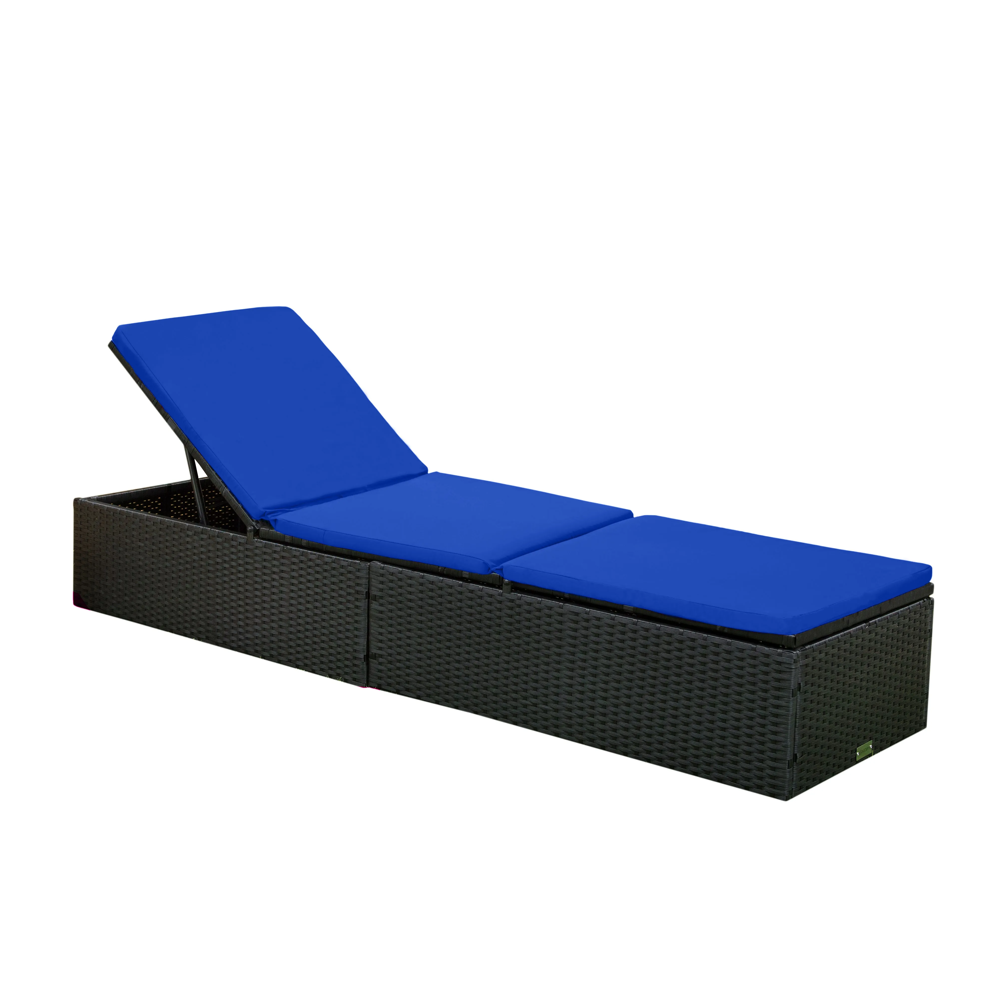 Water-Resistant Garden Sun Lounger Cushions | Outdoor Sunbed Recliner Chair Cushions