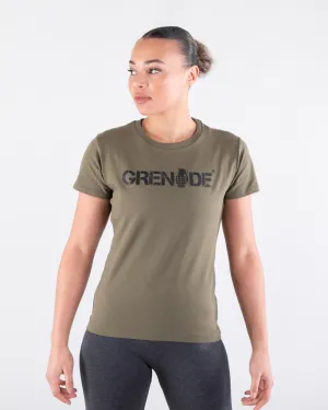 Women's Core Logo T-Shirt - Army Green