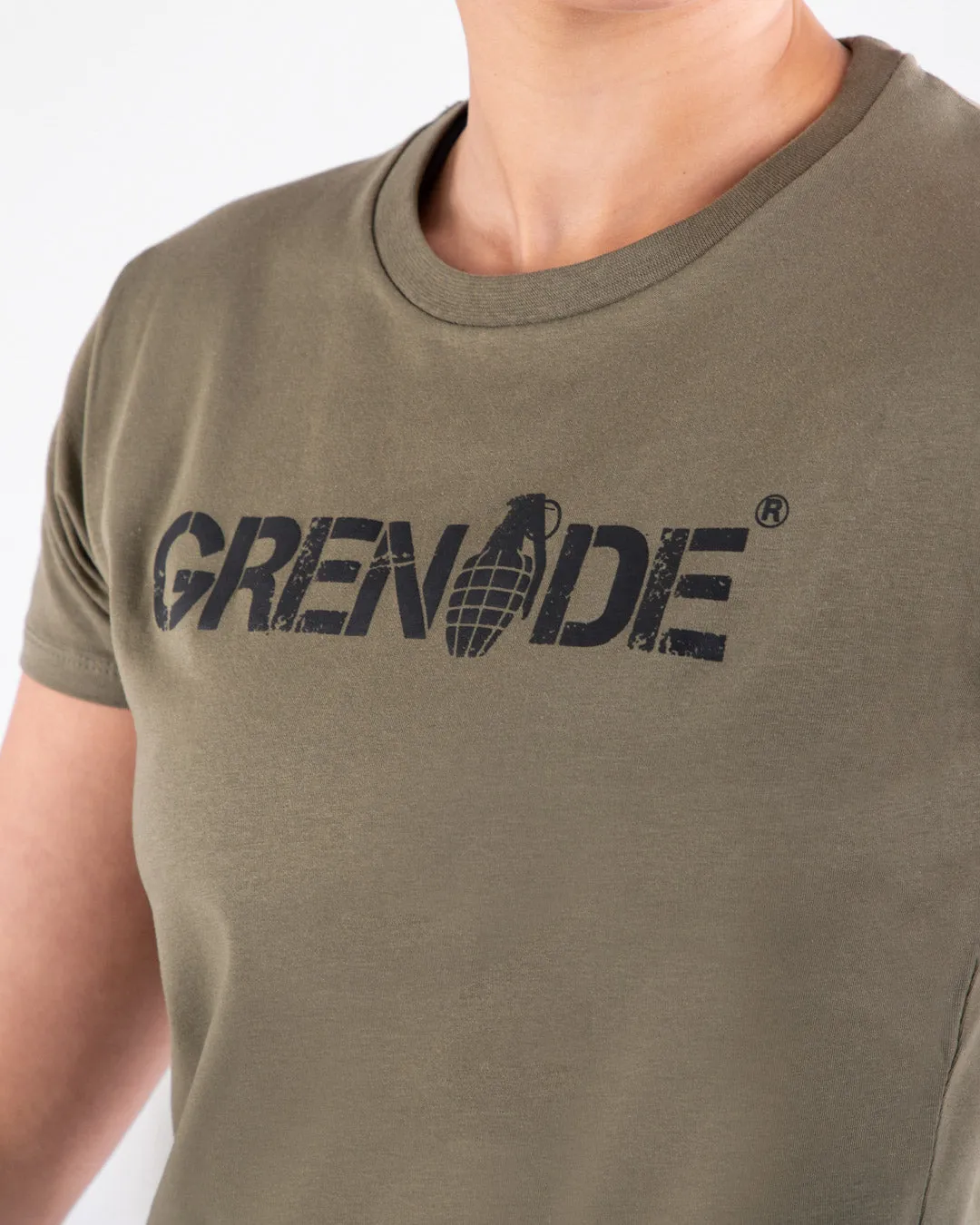 Women's Core Logo T-Shirt - Army Green