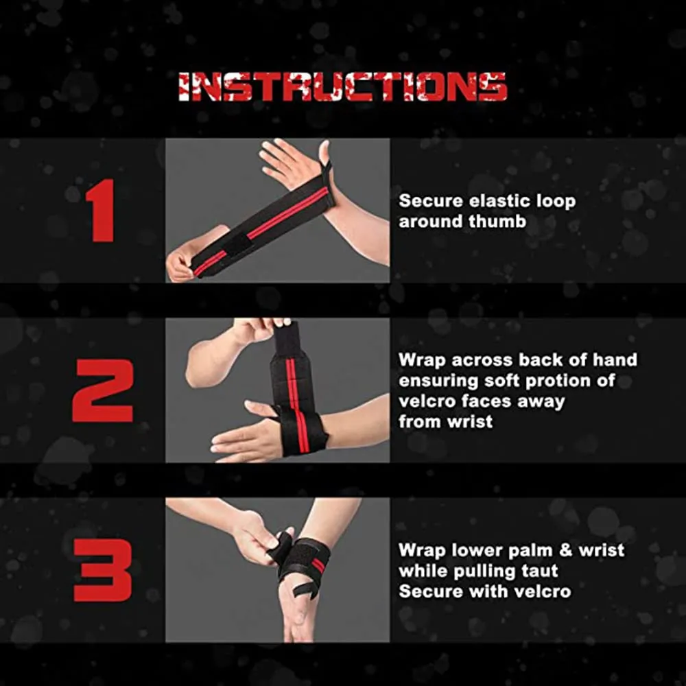 Wrist Support Strap (Red)